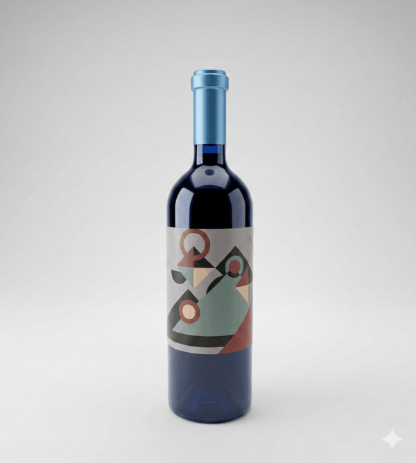 Wine bottle - Gold