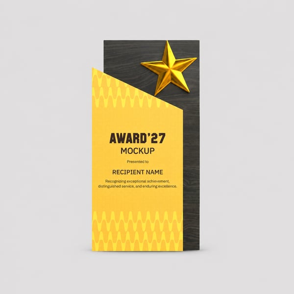 Momentum Zest Award Design Mockup