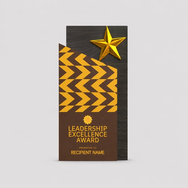 Legacy Zest Award Mockup Design