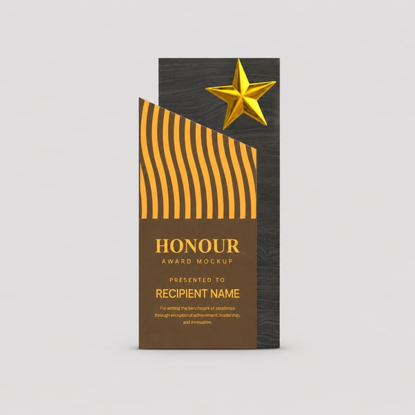 Recognition Zest Award Design Mockup