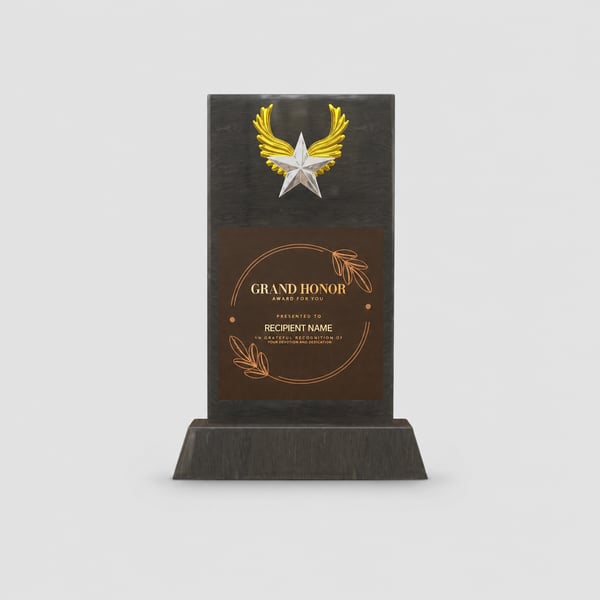 Forever Serenade Award Design Mocukup