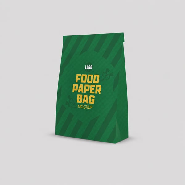 Eco Feast Bag Packaging Design Mockup