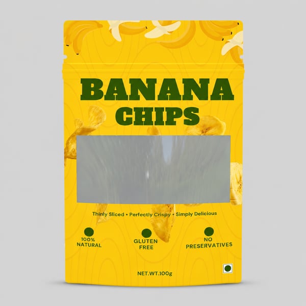 Blank Transparent Sachet Design Mockup