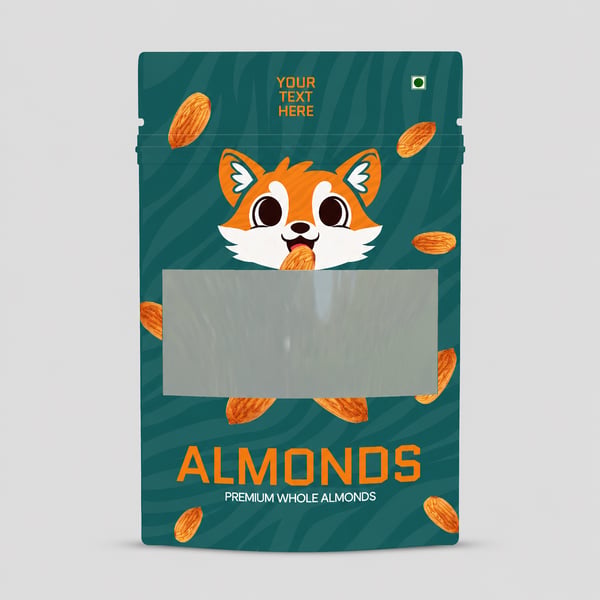 Snack Transparent Sachet Packaging Design