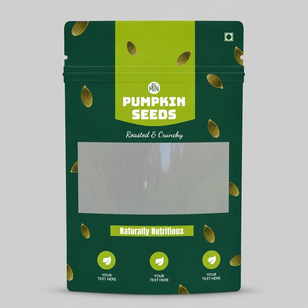 Clear Snack Transparent Sachet Design Mockup