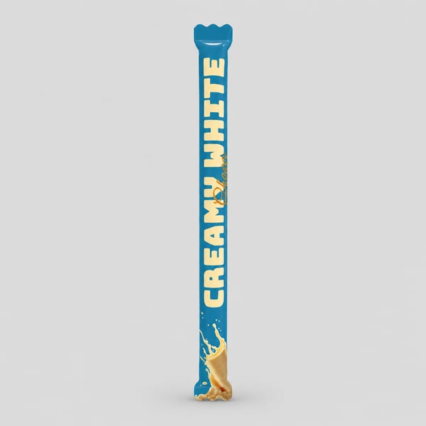 Cream Filled Wafer Roll Candy Wrapper Design