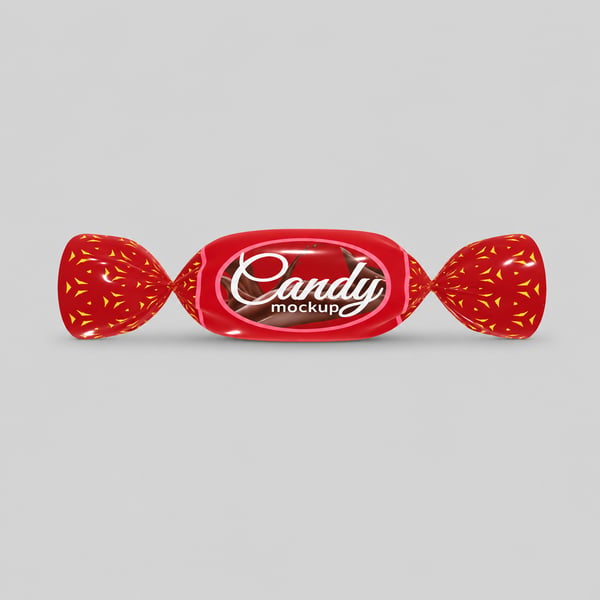 Custom Chocolate Candy Twist Wrapper