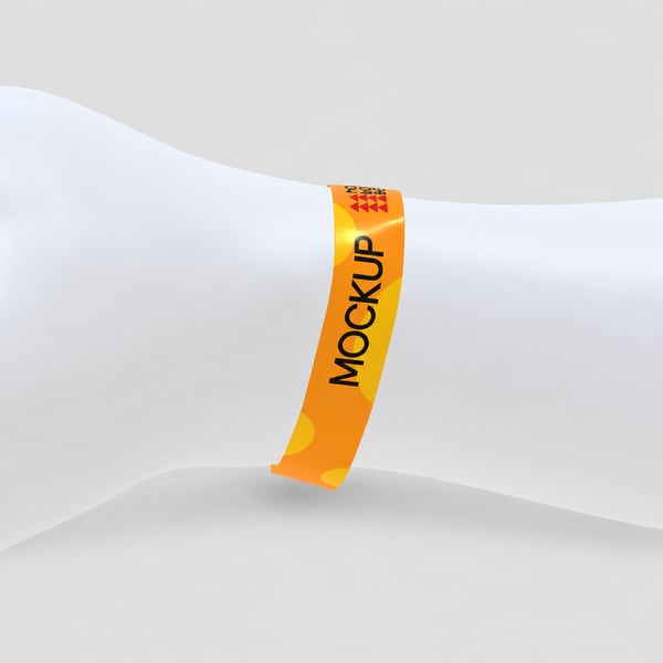 Identity Wristband Mockup