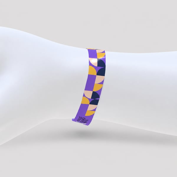Fest Pass Wristband Mockup