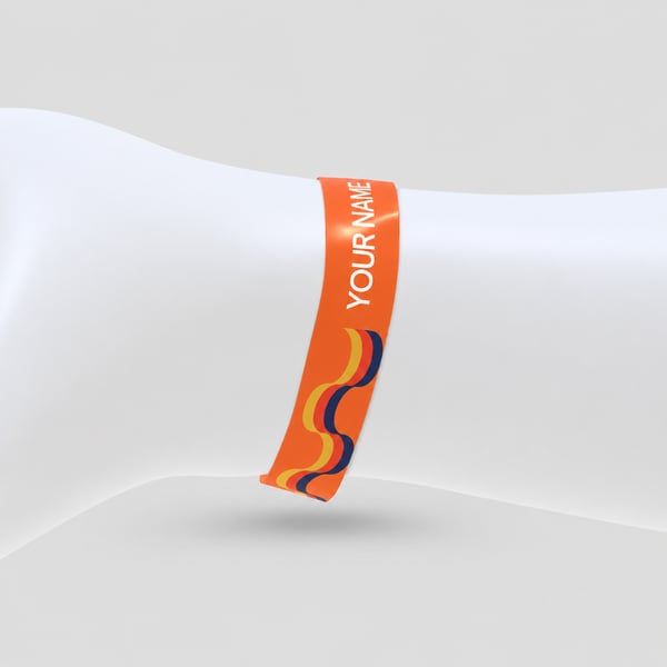 Music Festival Wristband Mockup
