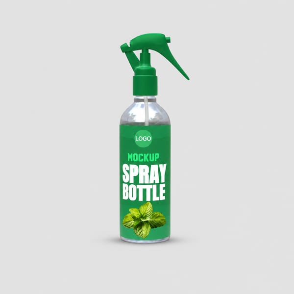 Wave Ant Spray Bottle Mockup