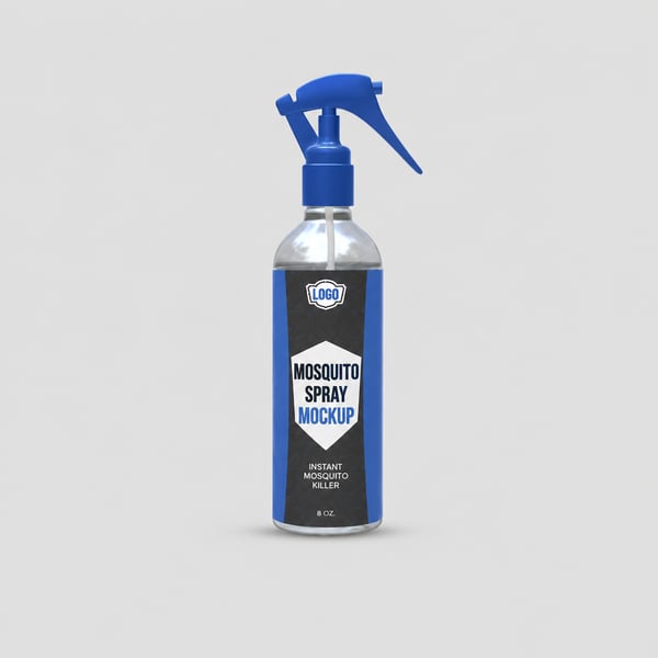 Ant Spray Bottle Mockup