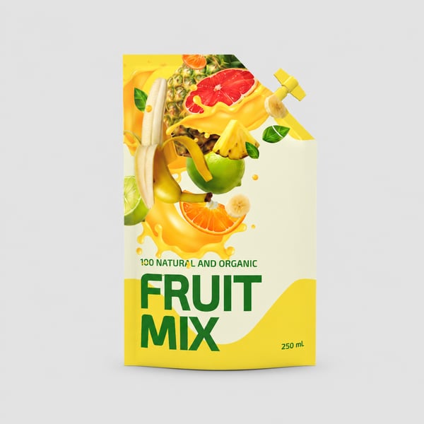 Natural Fruit Mix Juice Pouch