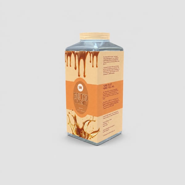 Caramel Square Jar Packaging Mockup