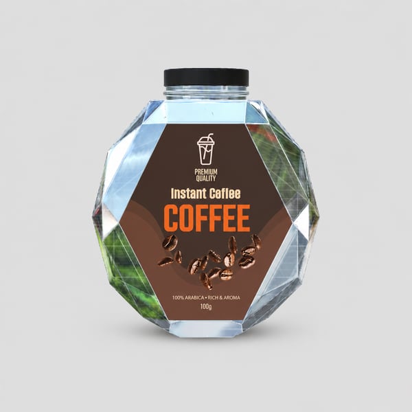 Modern Coffee Jar Mockup Template
