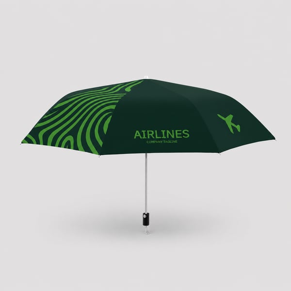 Premium Umbrella Branding Mockup