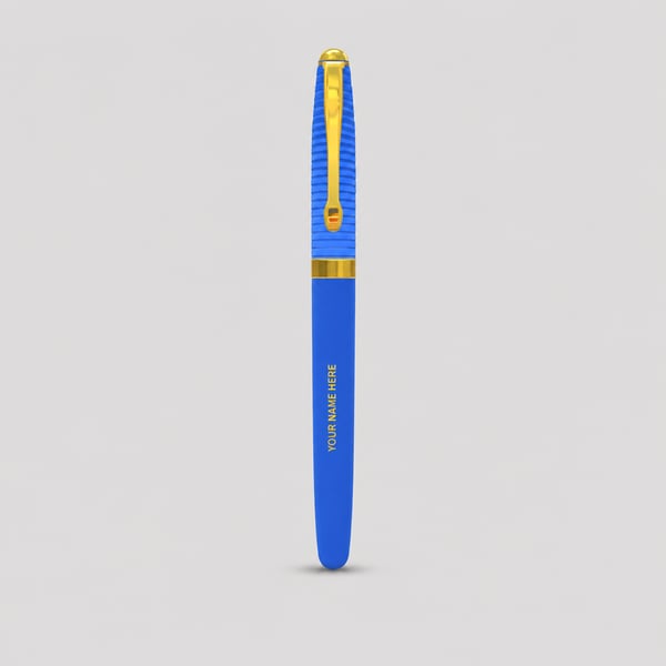 Executive Blue Gold Signature Pen