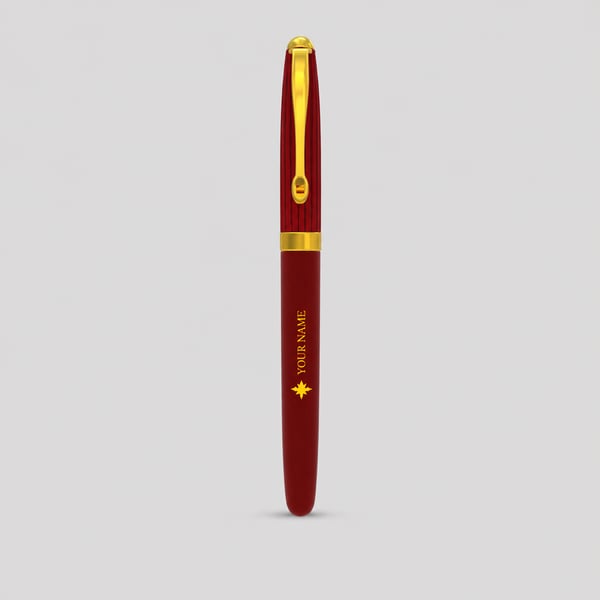 Classic Burgundy Luxury Metal Pen