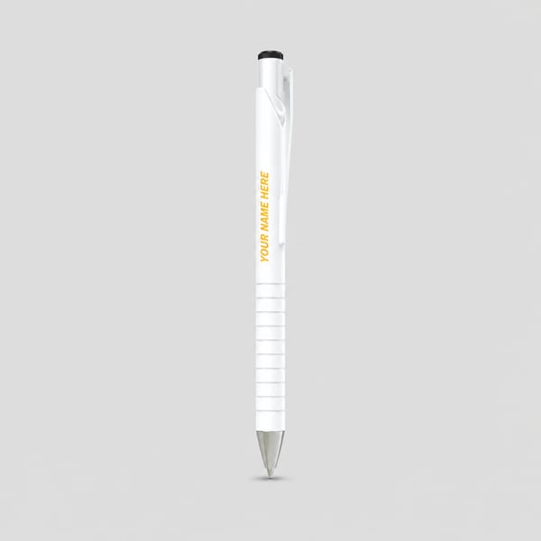 Abstract Black & White Pen Design Mockup