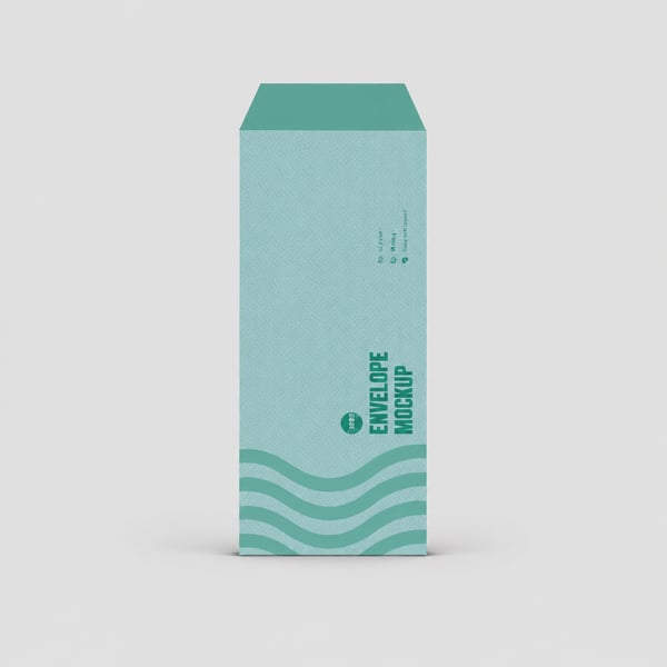 Craft Vertical Envelope Mockup