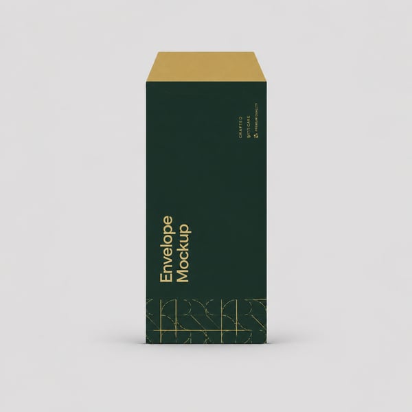 Classic Vertical Envelope Mockup