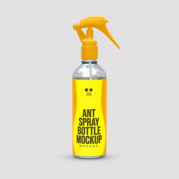 Trigger Ant Spray Bottle Mockup