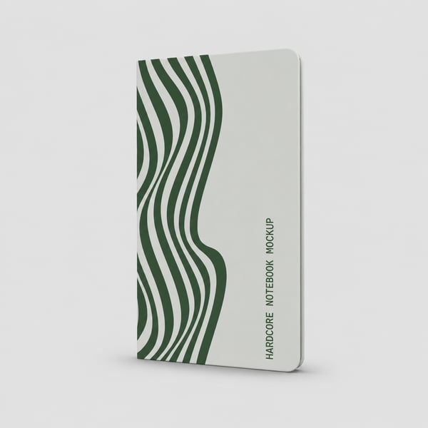 Forest Wave Hardcover Notebook