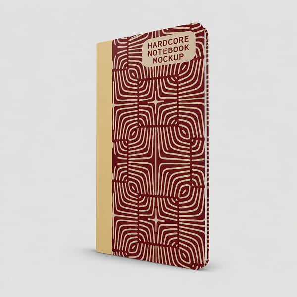 Vintage Maze Pattern Journal