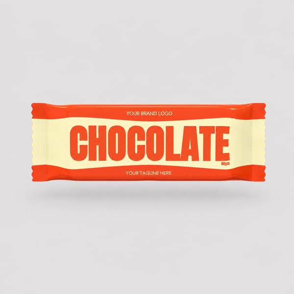 Modern Chocolate Wrapper Design Template