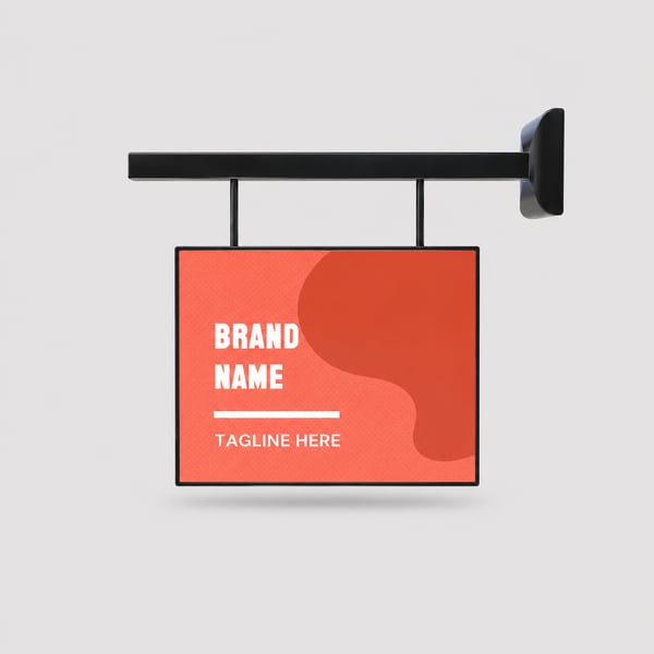 Display Signage Square Shape