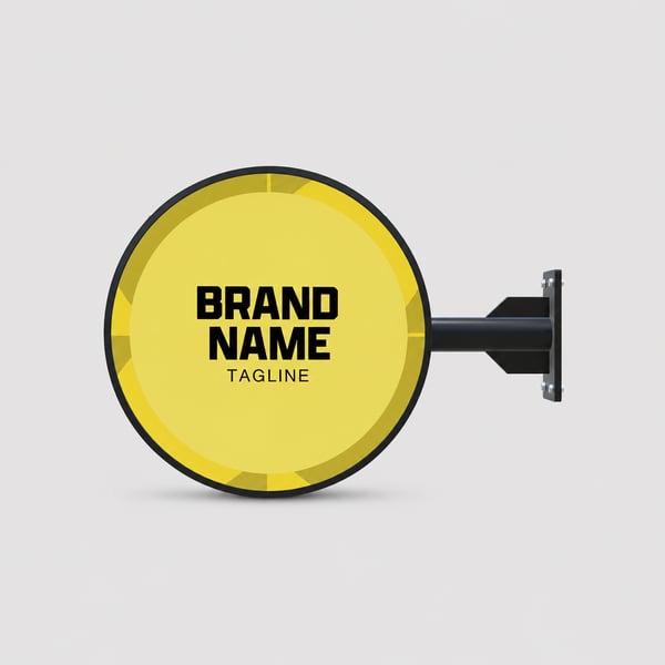 Circle Signage Round Shape