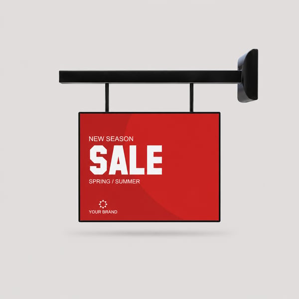 Minimal Signage Square Shape