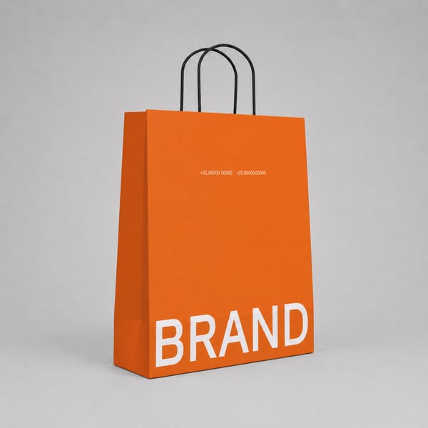 Vibrant Brand Paper Bag Template