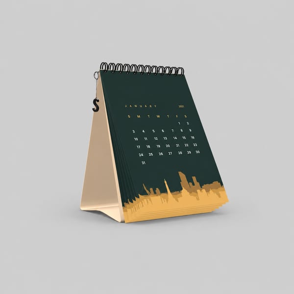 Skyscraper ⏐ Table Calendar 