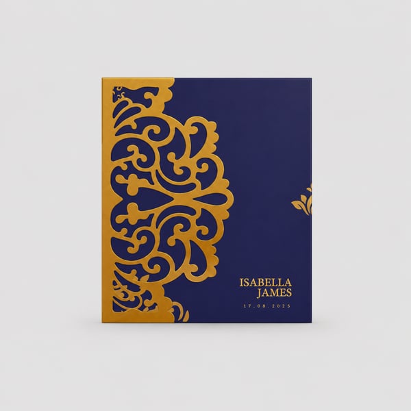 Floral Symphony Wedding Invitation Template