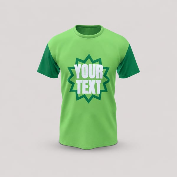 Promotional Text T-Shirt Template