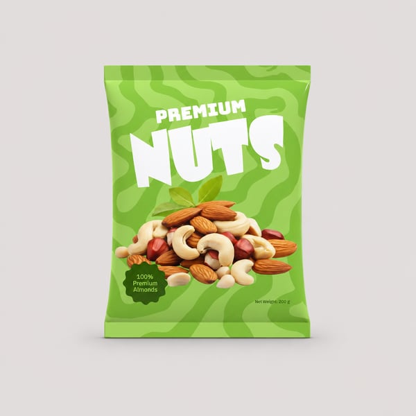 Organic mixed Nuts Pouch Packaging