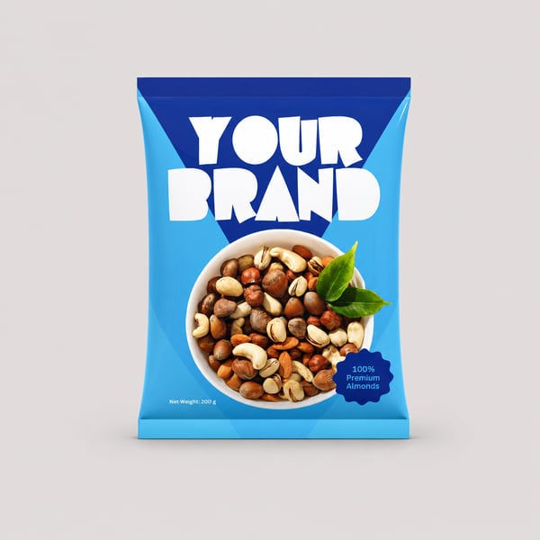 Modern Mixed Nuts Packaging Design