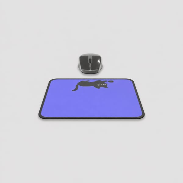 Cat Silhouette | Mouse Pad Design