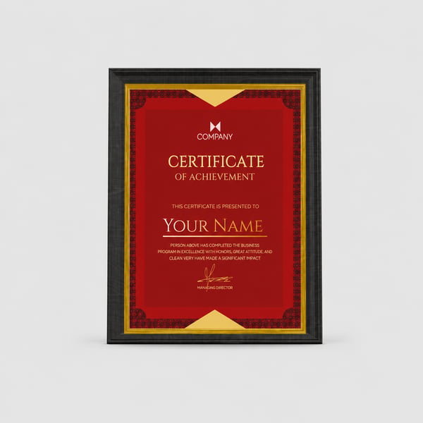 Certificate Frame - Frame Grid
