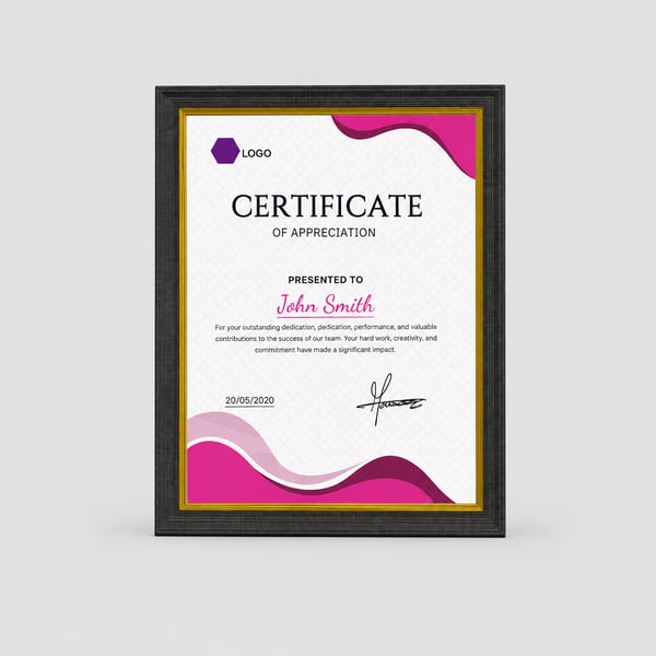 Certificate Frame - Papermint