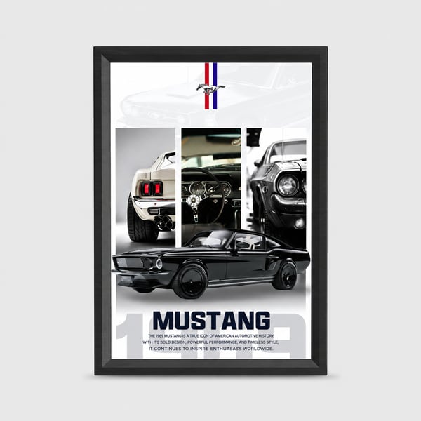 Full Photo Frame -MUSTANG
