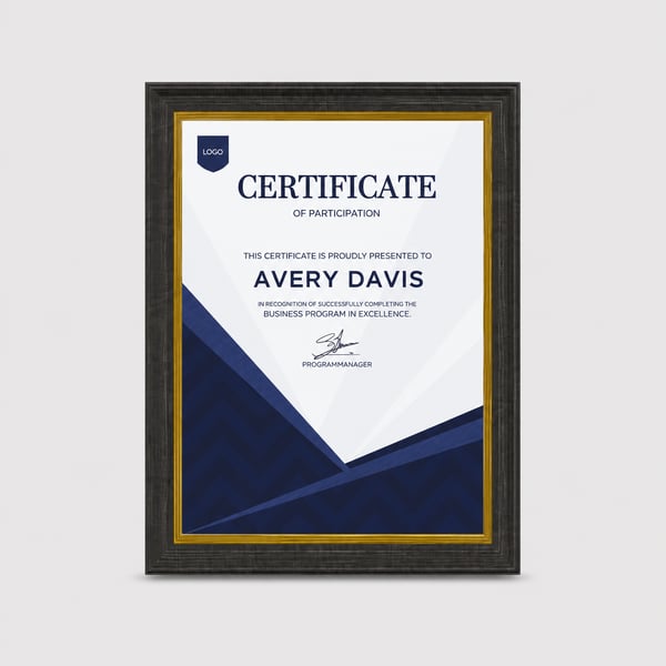 Certificate Frame - Aura