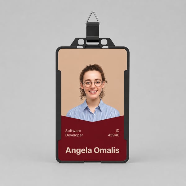 Identity Card Crimson