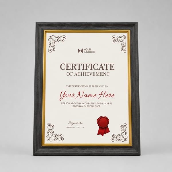 Certificate Frame Campus