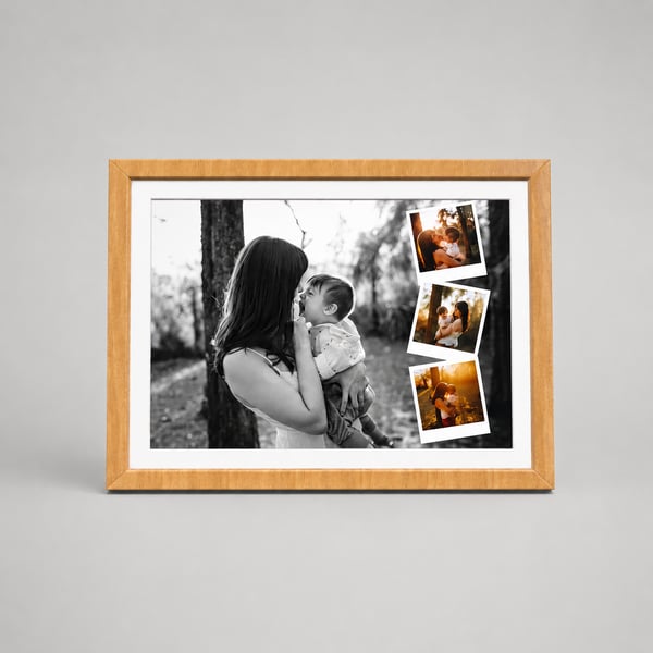 Horizontal Photo Frame - Mom n Daughter