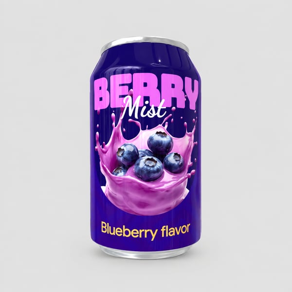 Premium Berry Flavored Drink Packaging