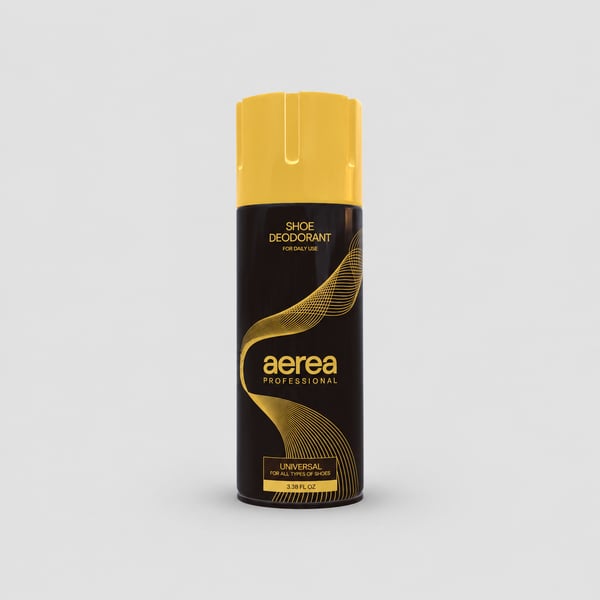 Professional Shoe Deodorant Spray Can Packaging Mockup