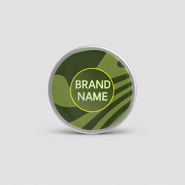 Green Camo Promotional Logo Badge