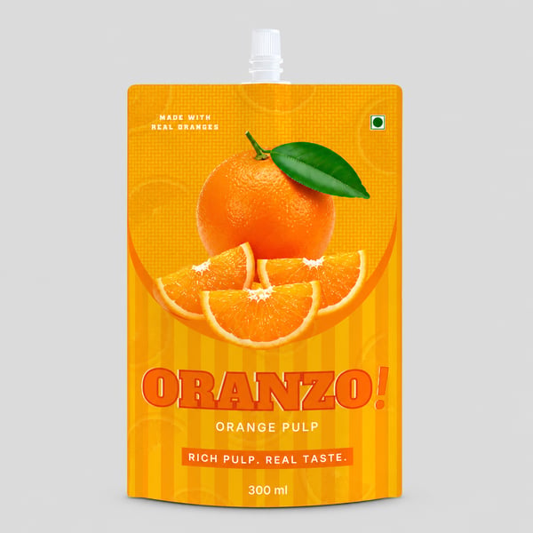 Pulp & Pour Spout Pouch Mockup